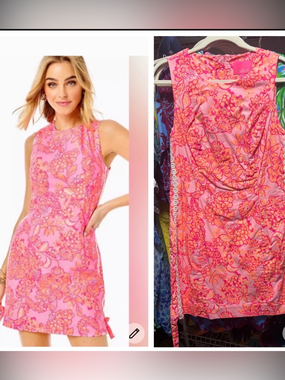 Lilly Pulitzer Mila shift dress SZ 10